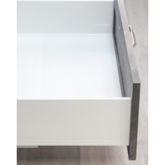 Cajón Blanco Lateral + Guías de 50