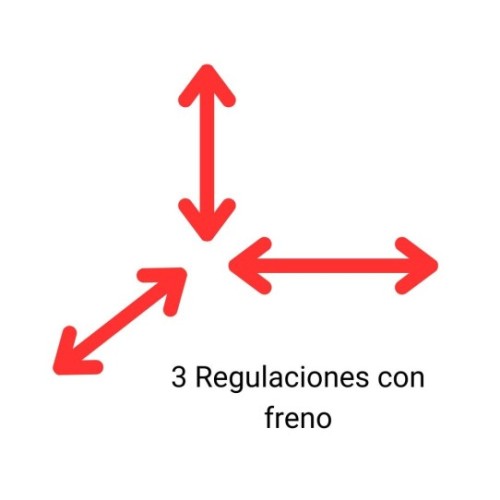 Bisagra 110º C/Freno para 16mm KAUTAT (2 Ud.)