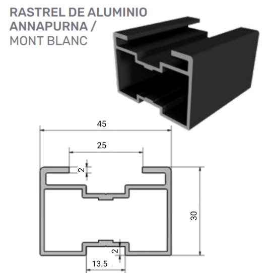 Rastrel para Montblanc / Annapurna 50