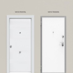 Acorazada de Interior Blanca 4R + Lisa Blanca