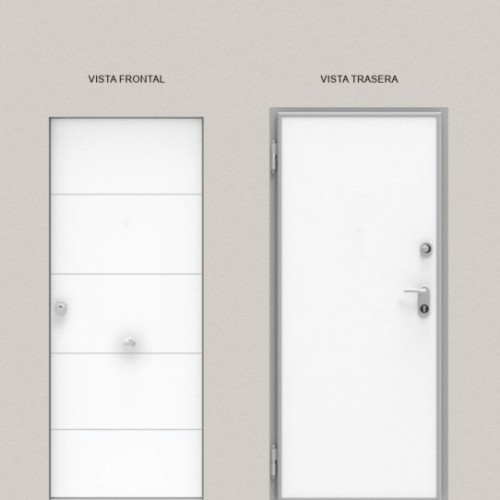 Acorazada de Exterior Blanca 4R + Lisa Blanca