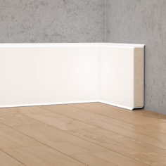 Rodapié Blanco 8x1,13 Cubu Flex 2,50m