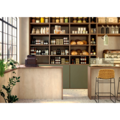 Melamina Verde Oliva Soft III 2