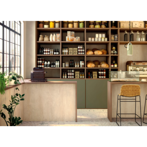 Melamina Verde Oliva Soft III