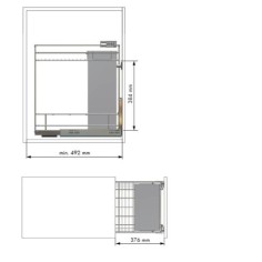 Botellero Panadero Extraible 2