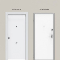 Acorazada de Interior Lisa Blanca + Lisa Blanca