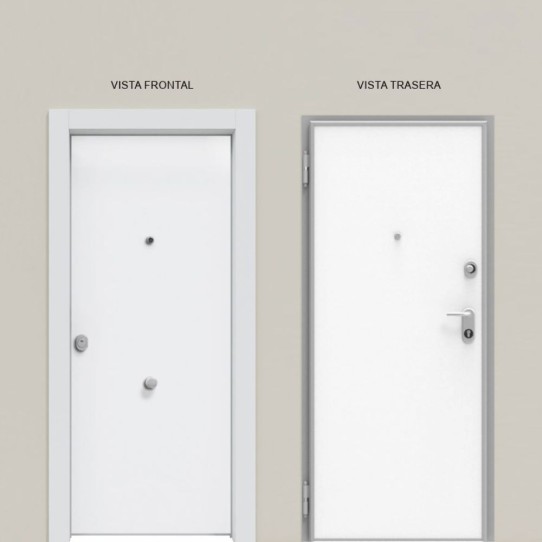 Acorazada de Interior Lisa Blanca + Lisa Blanca