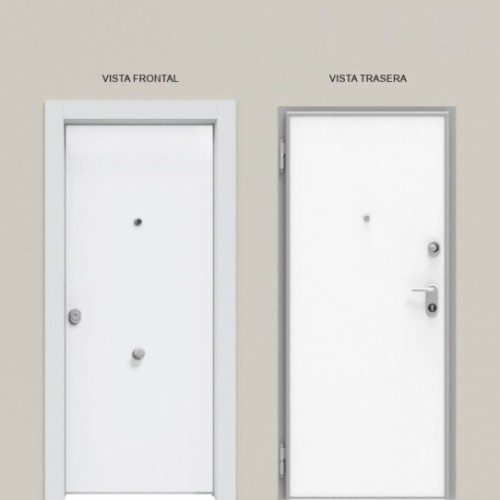 Acorazada de Interior Lisa Blanca + Lisa Blanca