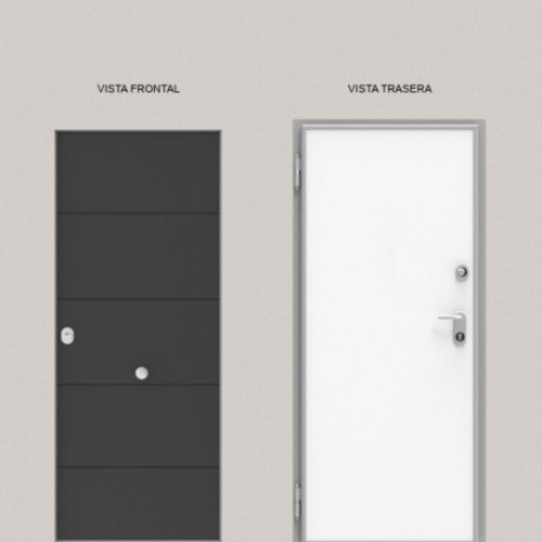 Acorazada de Noir Sable 4R + Lisa Blanca