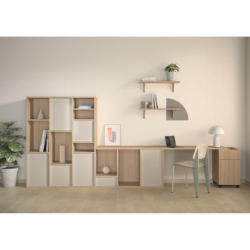 Melamina Gris Coco Soft III