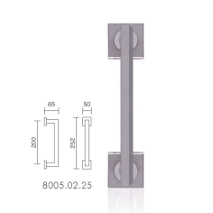 Manillón Níquel Brillo/Satinado Ref. 8005