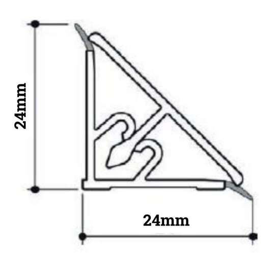 Copete D7 Plata Mate 4m