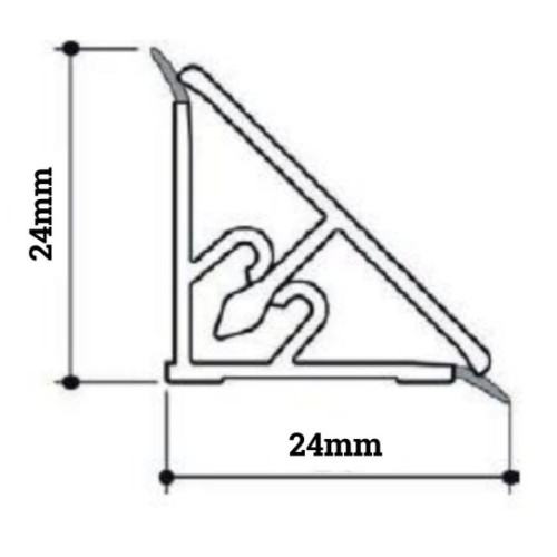 Copete D7 Plata Mate 4m