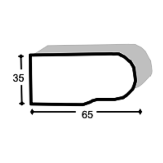 Cornisa de Roble M.356 (3,60m)