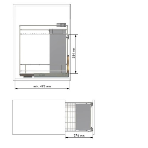 Botellero Panadero Extraible