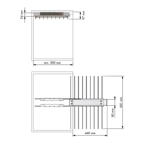 Pantalonero Extraible Iron