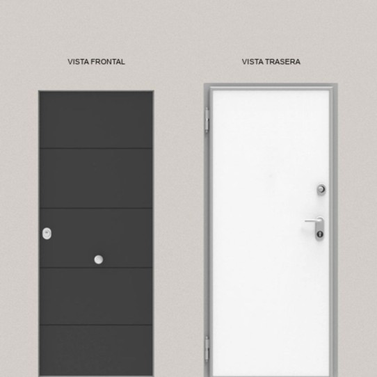 Acorazada de Noir Sable 4R + Lisa Blanca