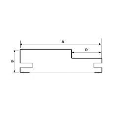Galce Blanco 28mm con Recalada