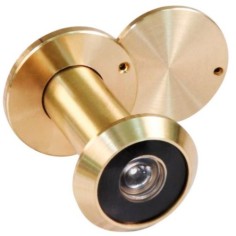 Mirilla Gran Angular 16x35-60 Latón Dorado Brillo Rf.563