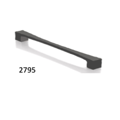 Tirador Rf. 2795 Níquel Gris Oxido Mate (19,5cm)