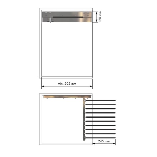 Pantalonero Extraible Gold