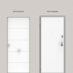 Acorazada de Exterior Blanca 4R + Lisa Blanca