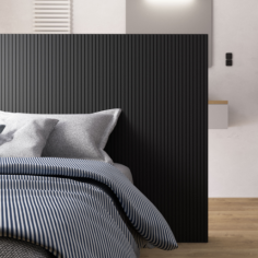 Wall Tec Penta Negro Mate 2