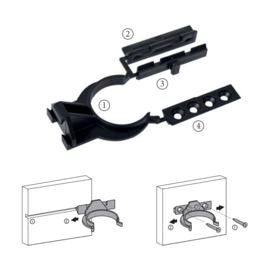 Pinza Negra Polivalente VAL (1 Ud.)