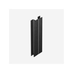 Angulo Flexible Para Zócalo PVC/Negro Mate