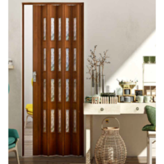 Puerta Plegable PVC 204X85 Cristalera Serie AV 2