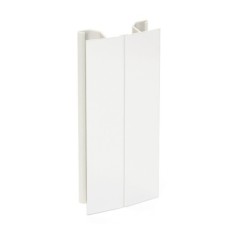 Angulo Flexible Para Zócalo PVC/Blanco Mate