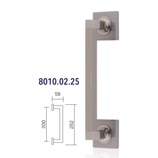 Manillón Níquel Brillo/Satinado Ref. 8010